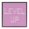 Stupell Industries Level Up Purple & White Framed Giclee Design by Yass Naffas Designs